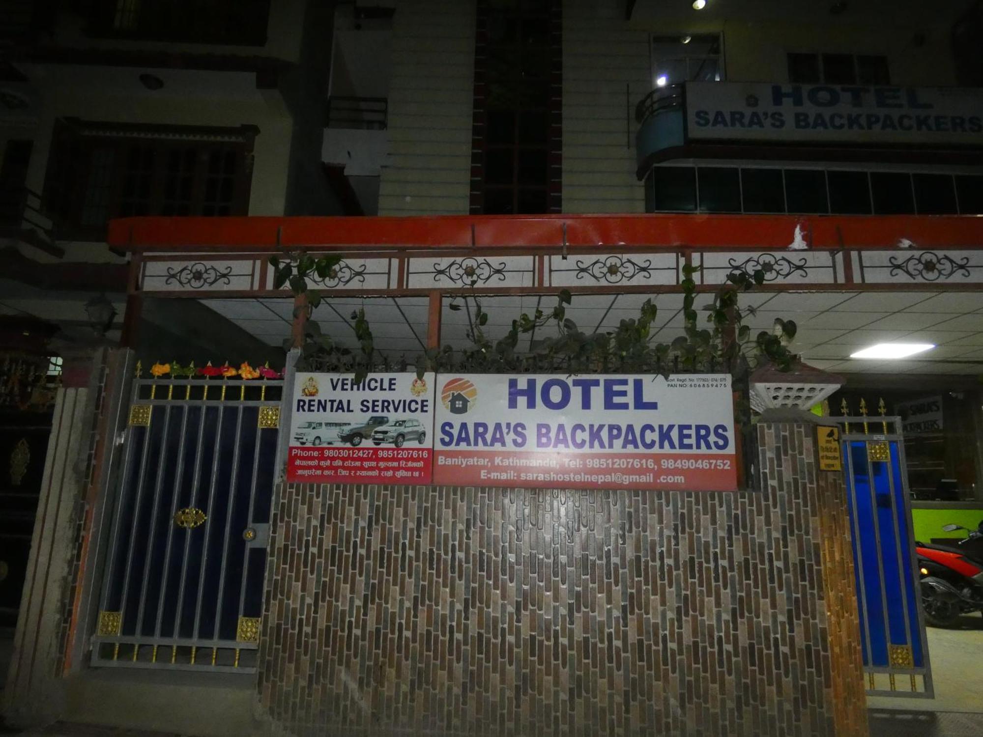 Sara'S Backpackers Hotel Catmandu Exterior foto